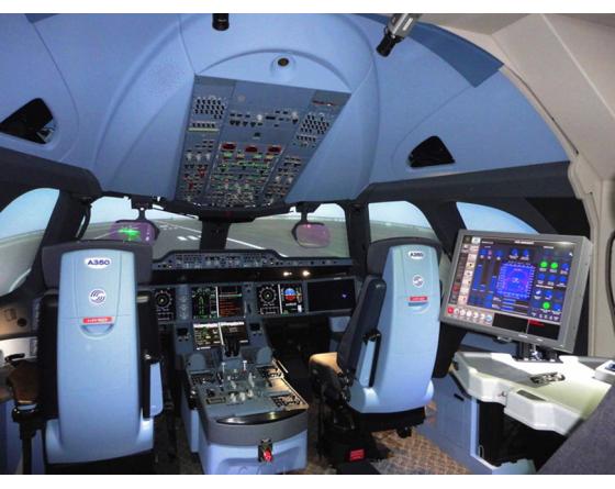 A350 flight simulator